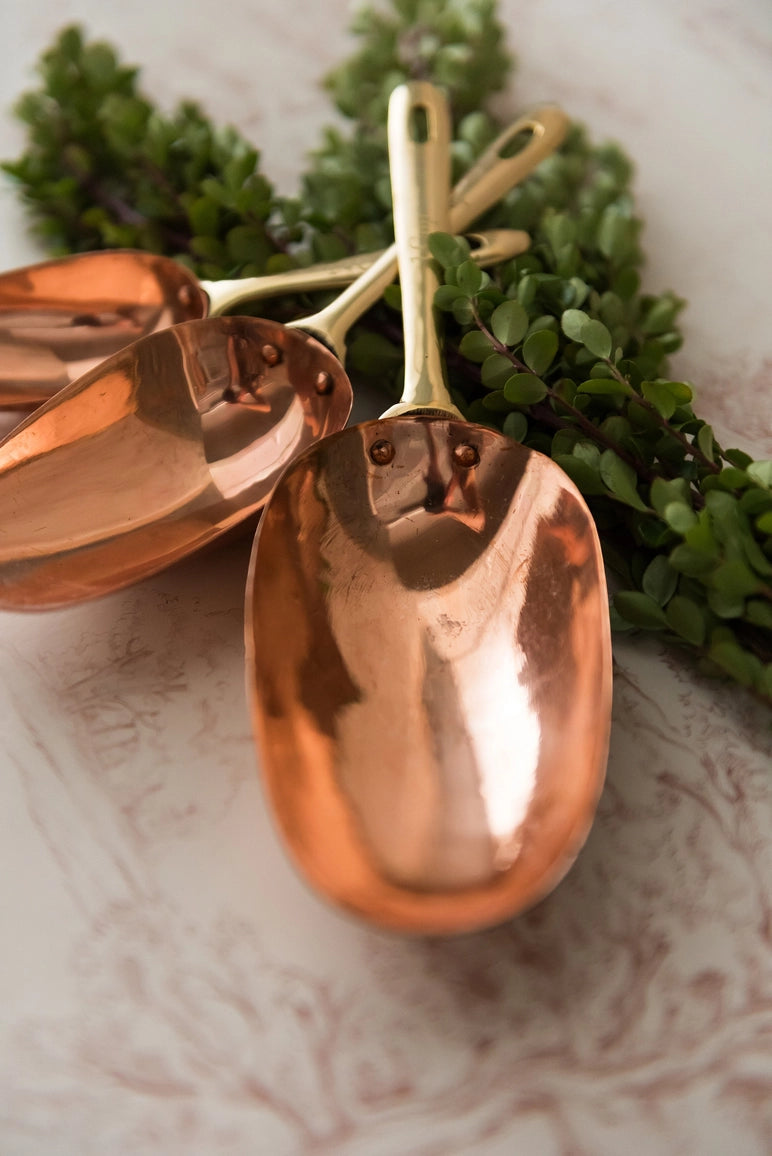 Copper S/3 Measuring Scoops