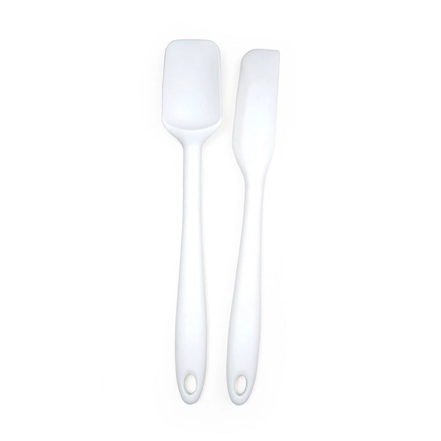Ela's S/2 Mini Silicone Spatula, White
