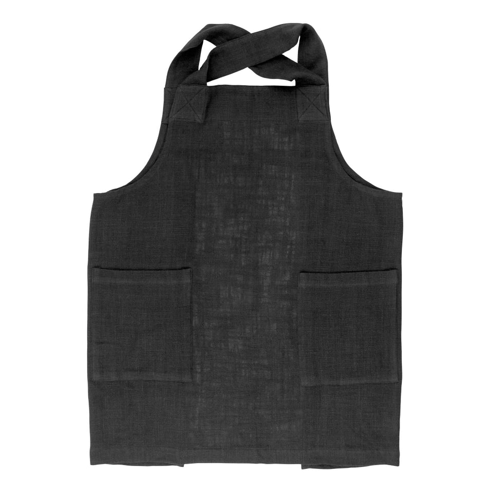 Black 42x30 Mrs A Cotton Baker’s Smock Apron