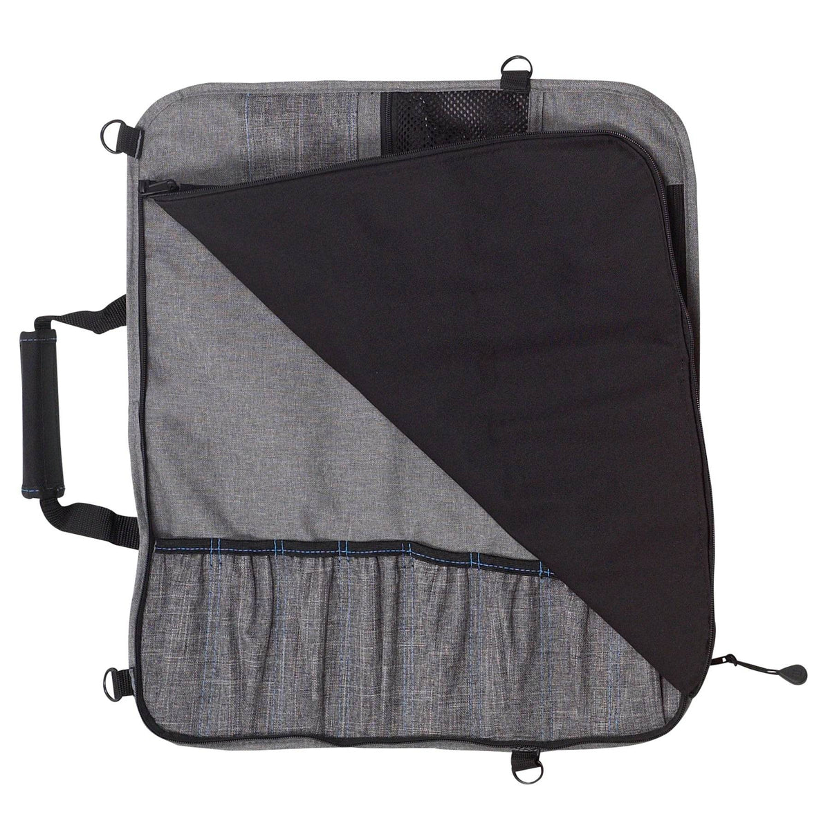 Preservation Knife Roll, Heather Gray, 8 Pocket