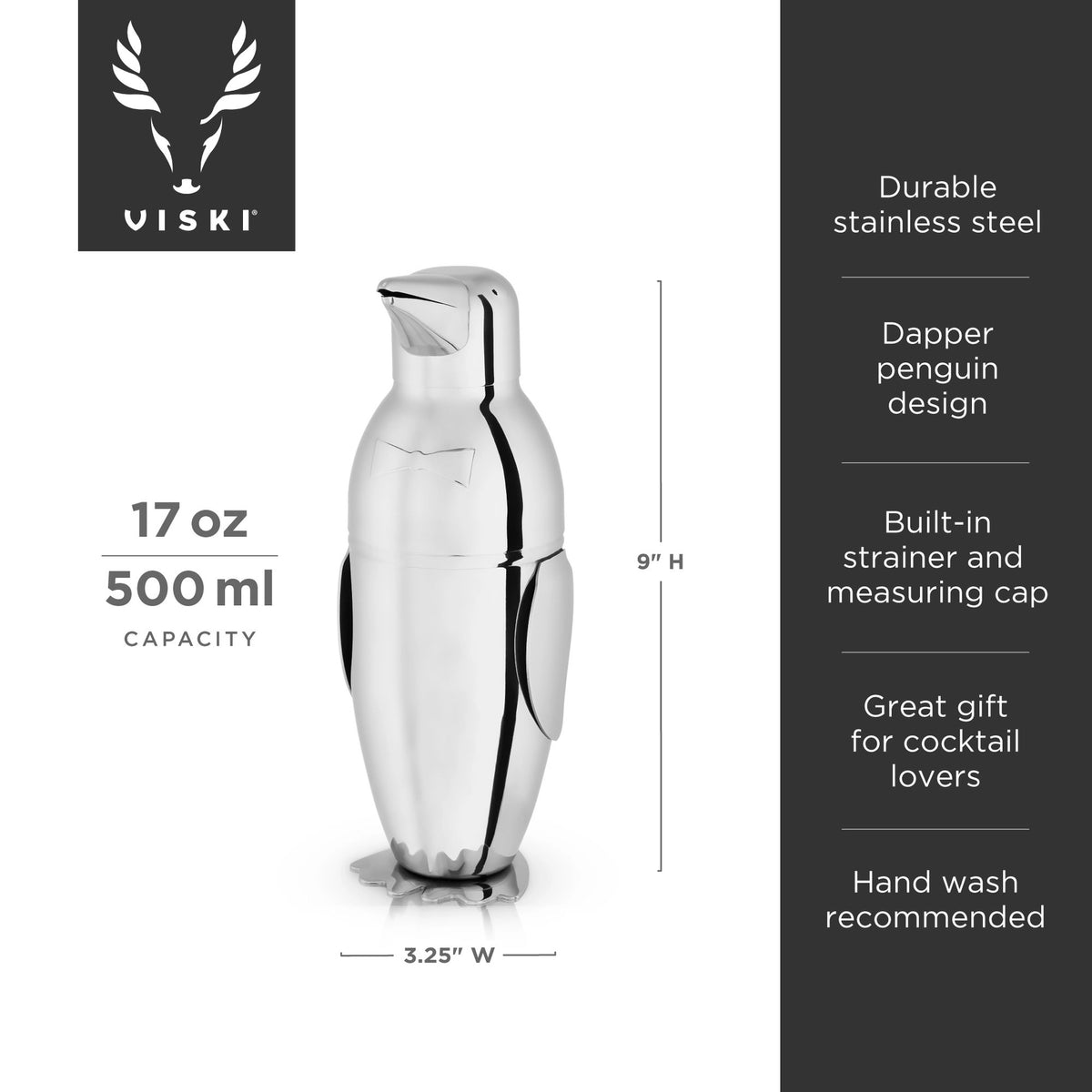 Penguin Cocktail Shaker