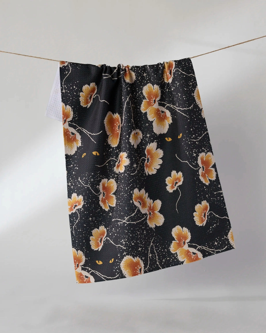 Cats Eye Tea Towel