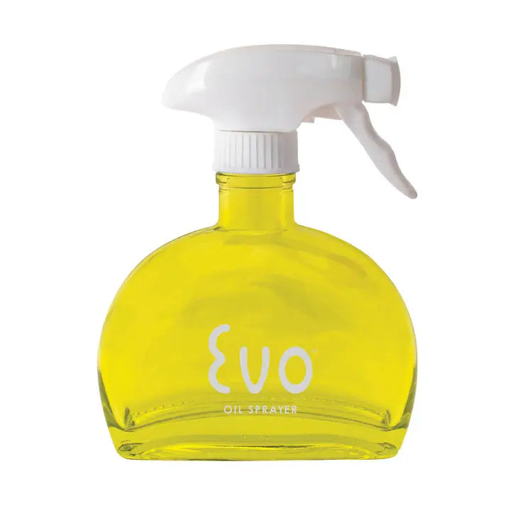 Yellow Glass 6oz EVO Oil Sprayer, White Trigger