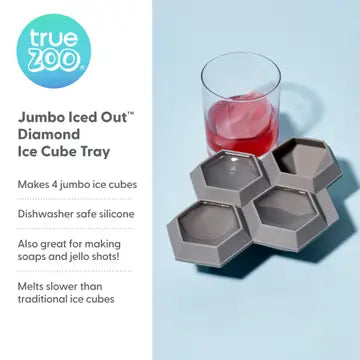 "Iced Out" Jumbo Diamond Ice Cube Tray