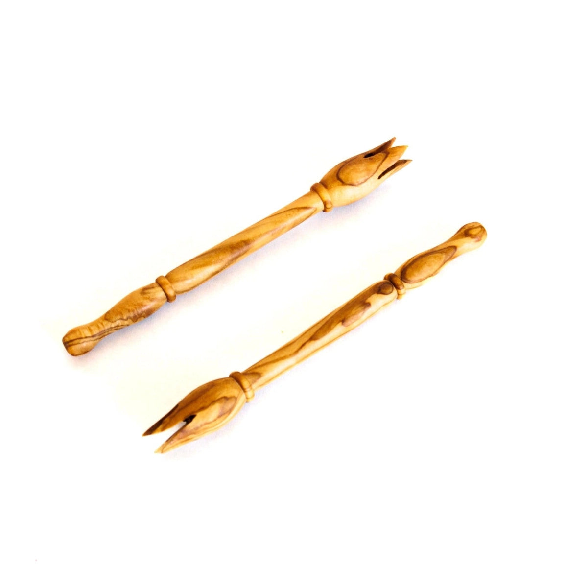 Olive Wood Pickle Fork