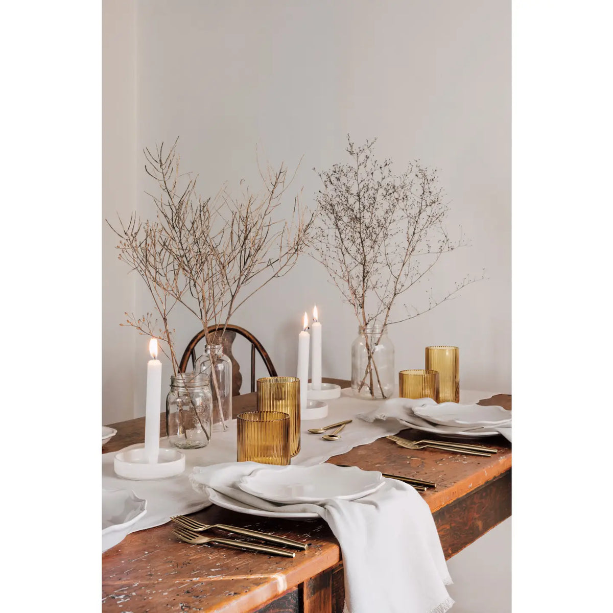 72" Table Runner Florence Natural