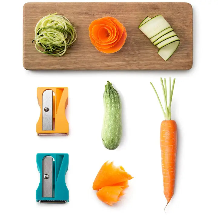 "Sharpener" Veggie Peeler & Julienne Set