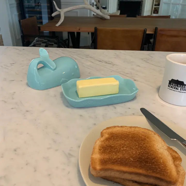 Blue Whale Butter Dish
