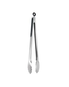 S/S 9" Black Handle Tong