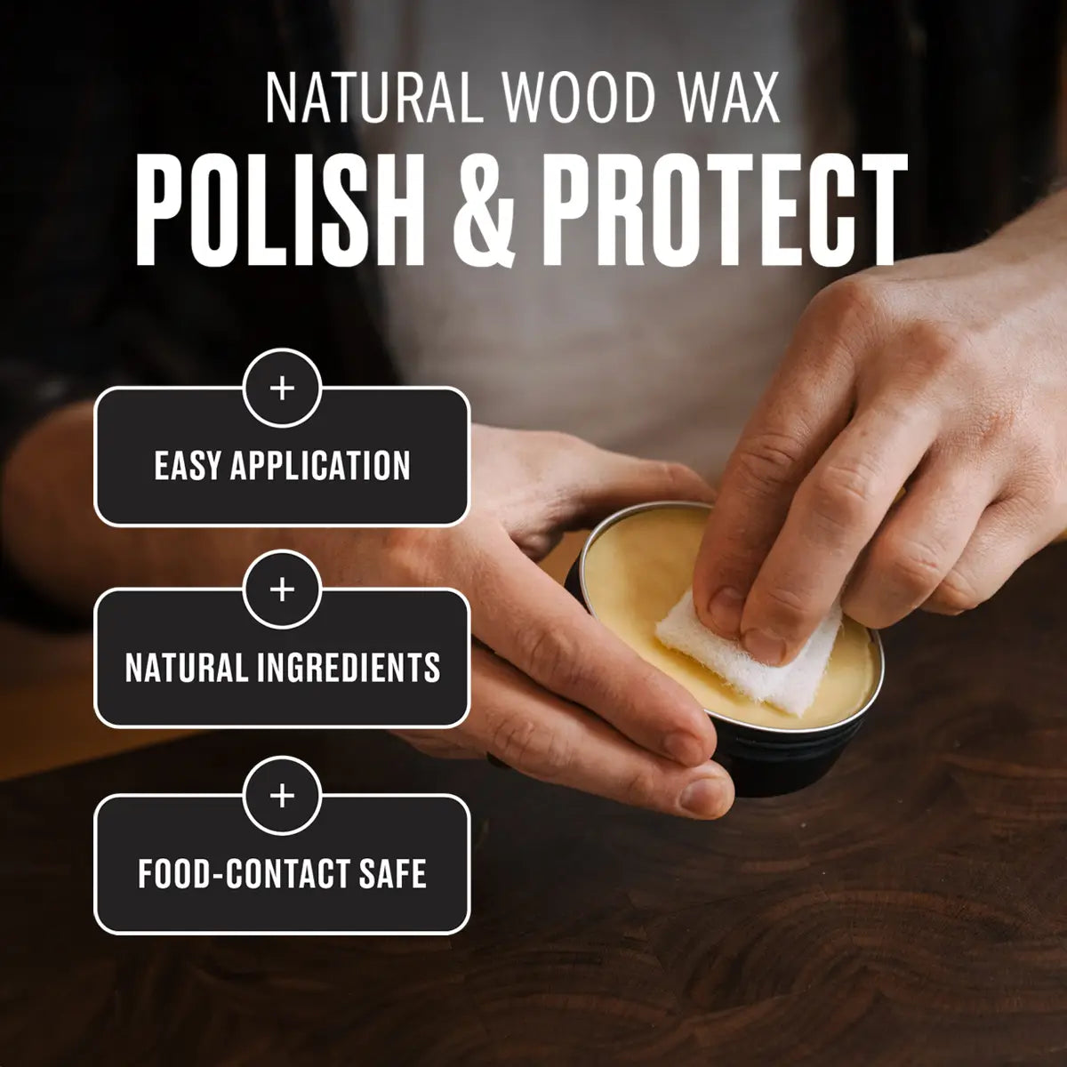Wood Wax for Cutting Boards, 3oz