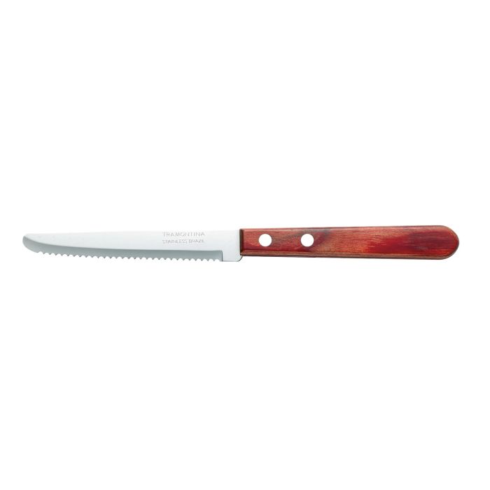 Wood Steak Knife S/S