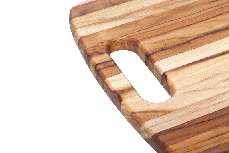 Edge Grain 18x12 Marine Cutting Board w/Centered Handle