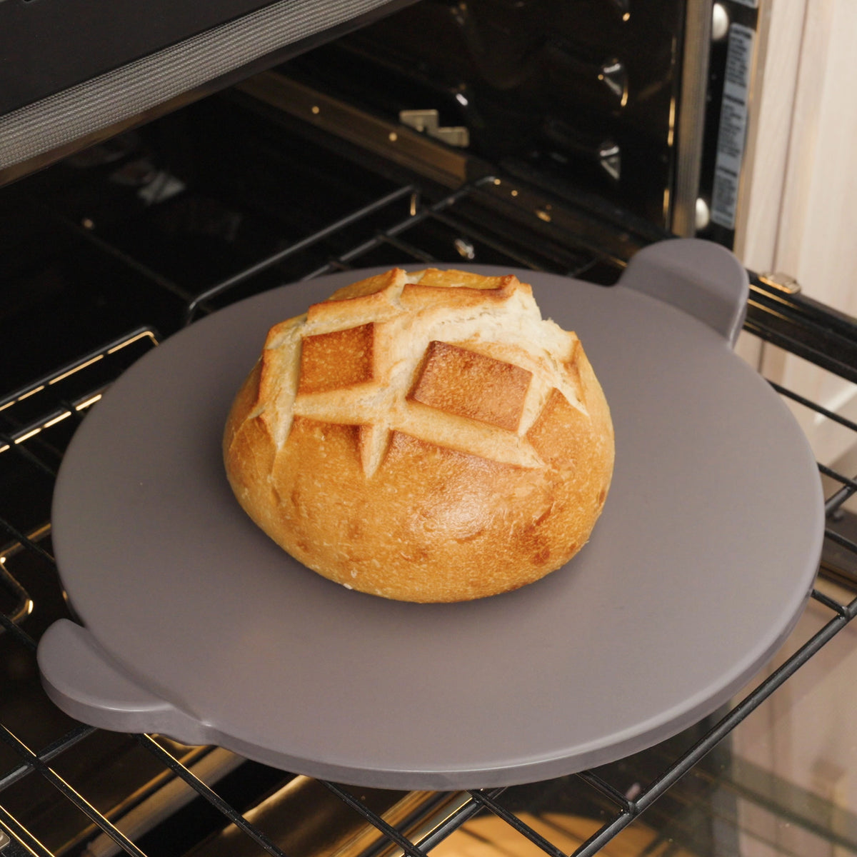 13" Glazed Round Pizza Stone