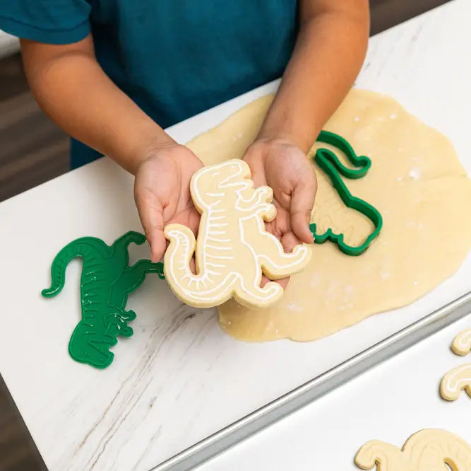 Press-O-Saurus Cookie Cutter Stamp Set