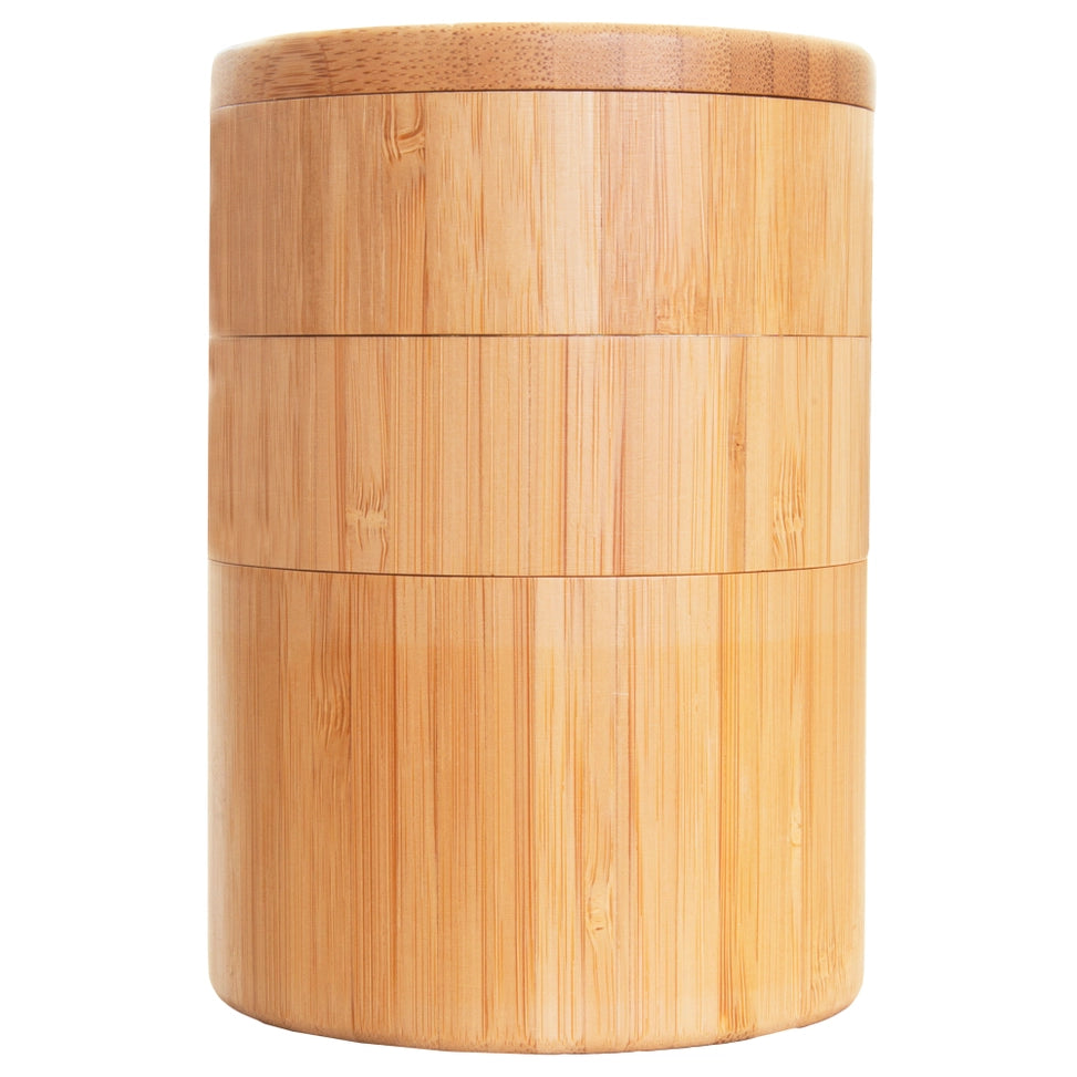 Bamboo 3 Tier Salt Box