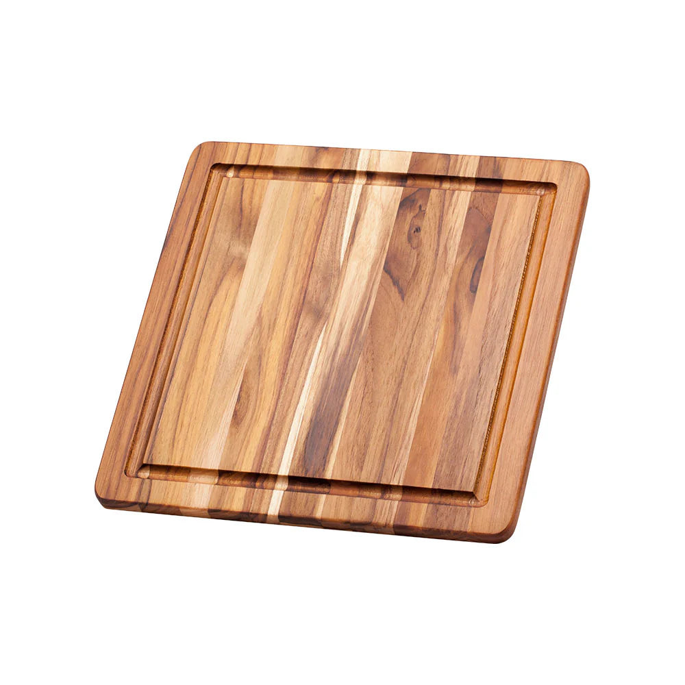 Edge Grain 12x12 Cutting Board w/Juice Canal