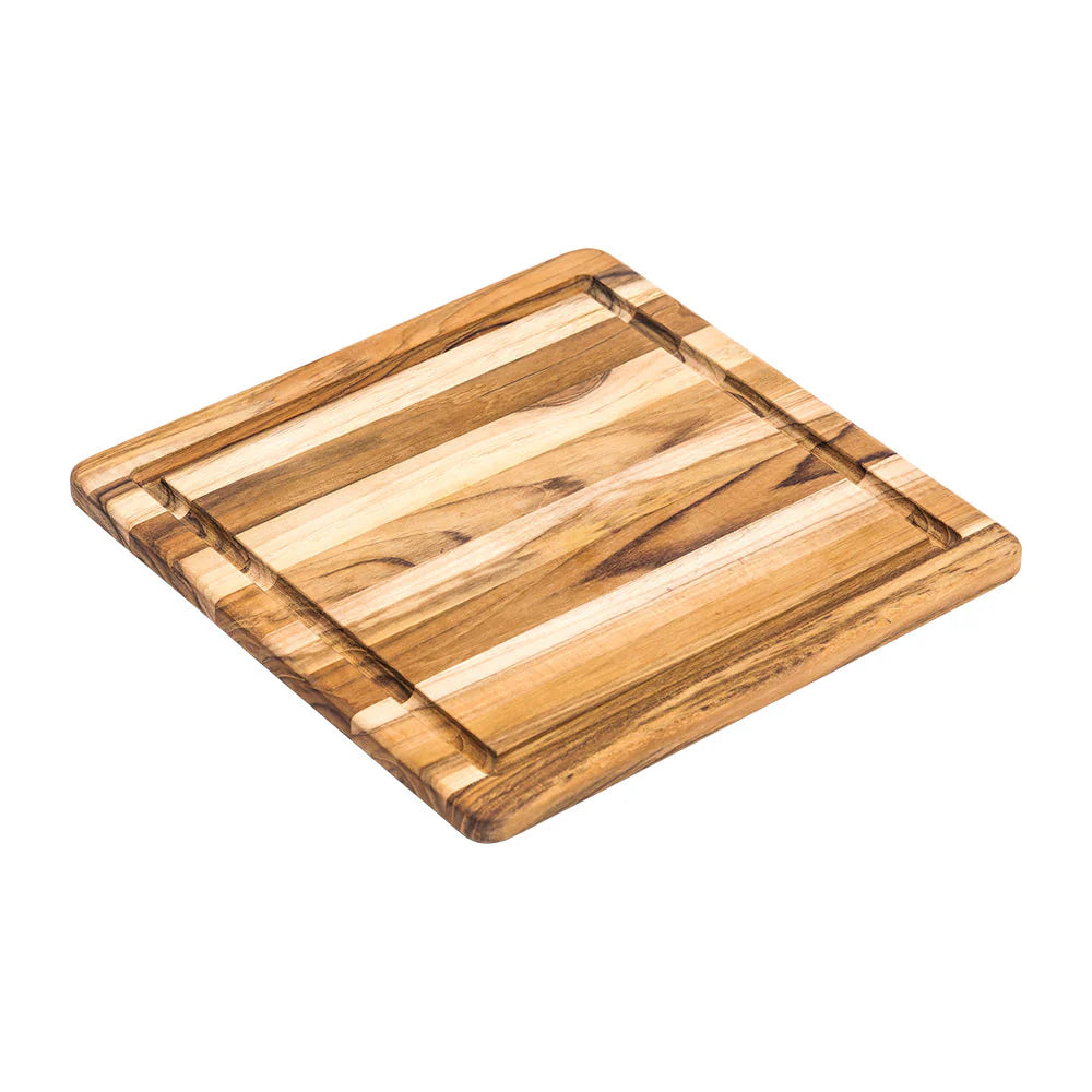 Edge Grain 12x12 Cutting Board w/Juice Canal