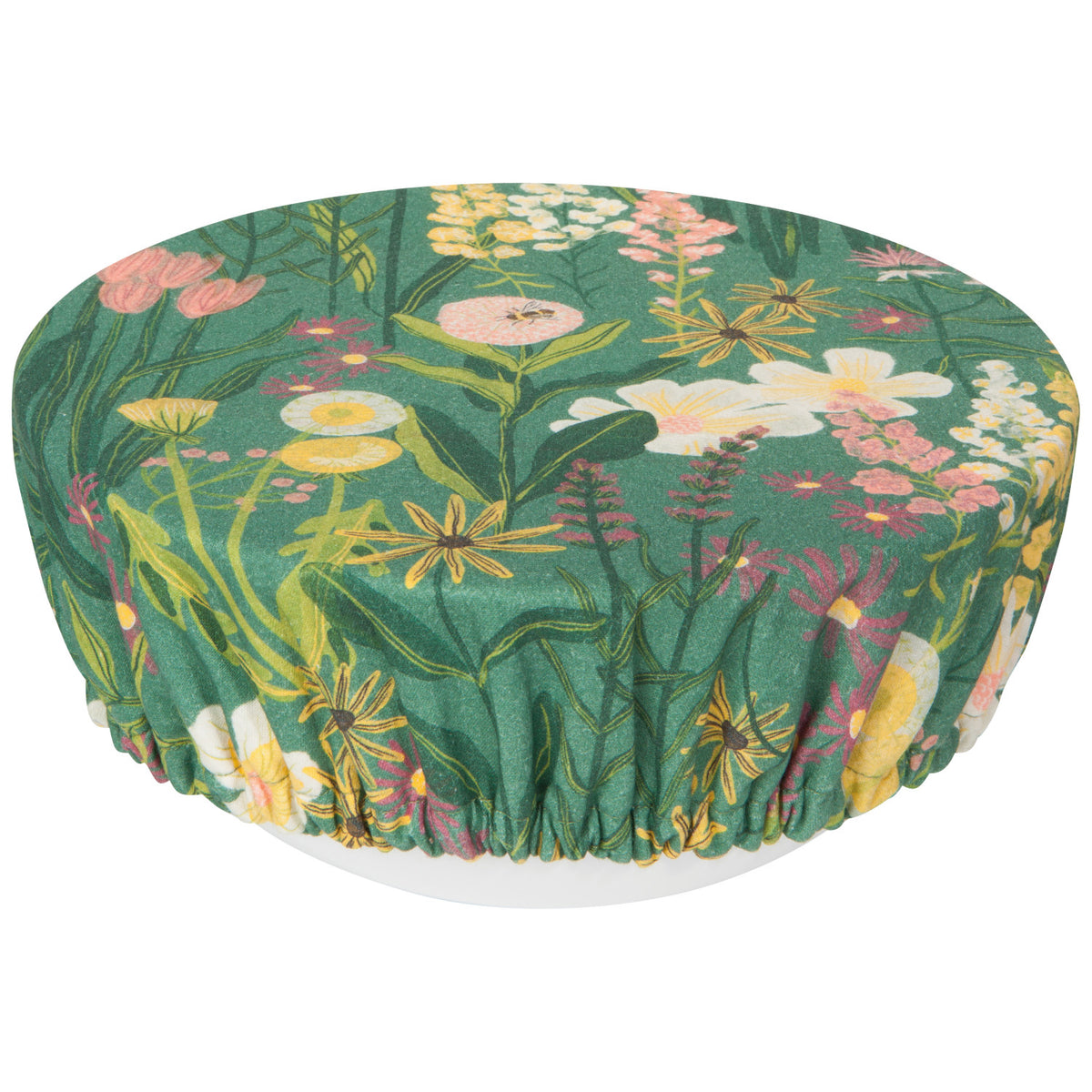 Bees Blooms S/2 Bowl Covers