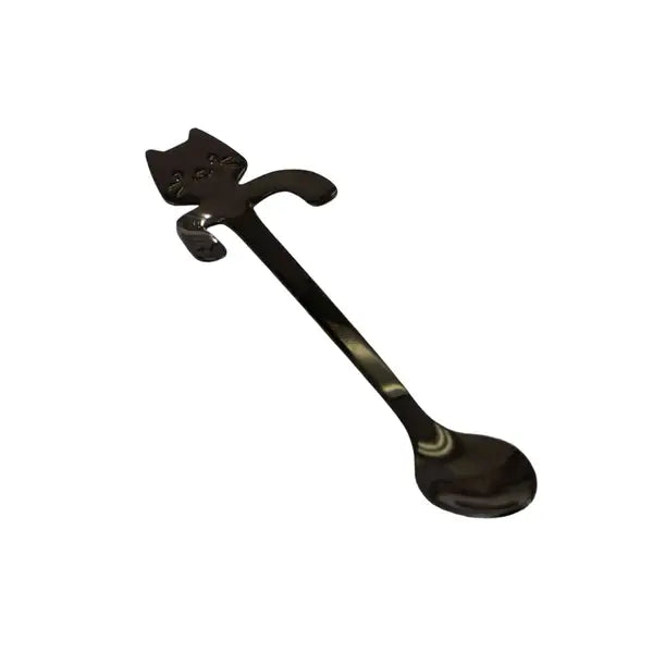 Black Cat 4.5" Hanging Spoon