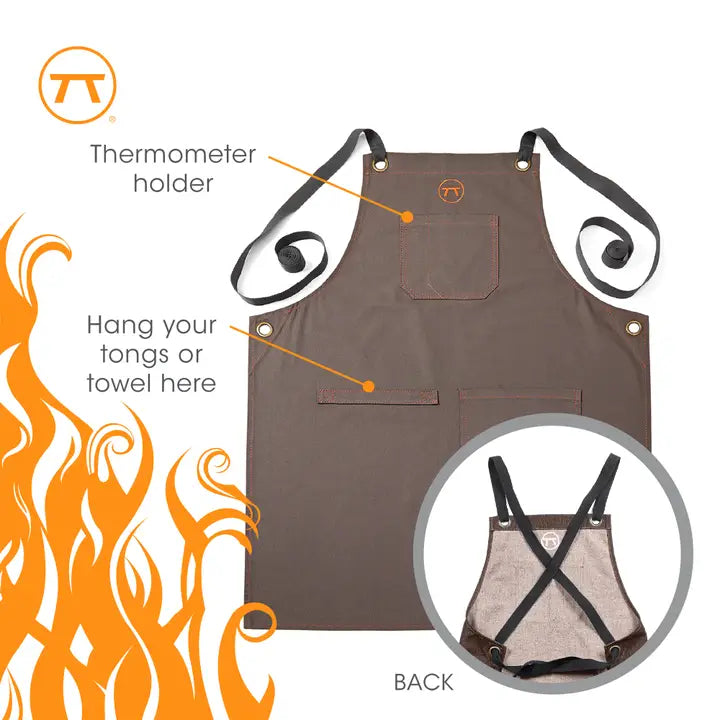Canvas Apron Brown