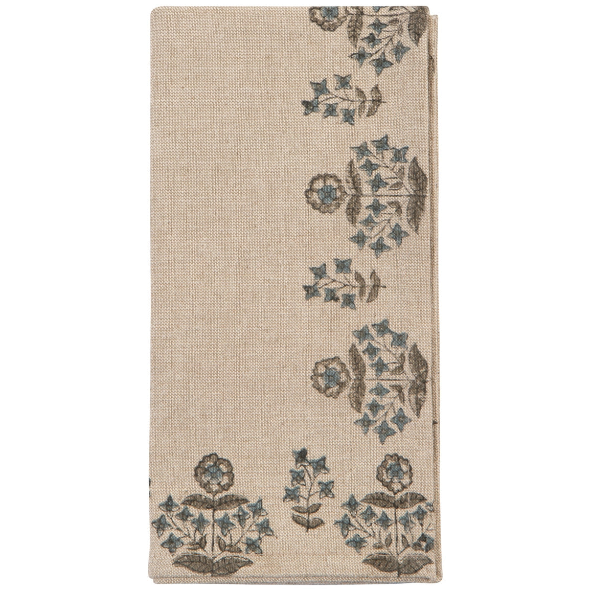Salvia S/4 Block Print Napkins