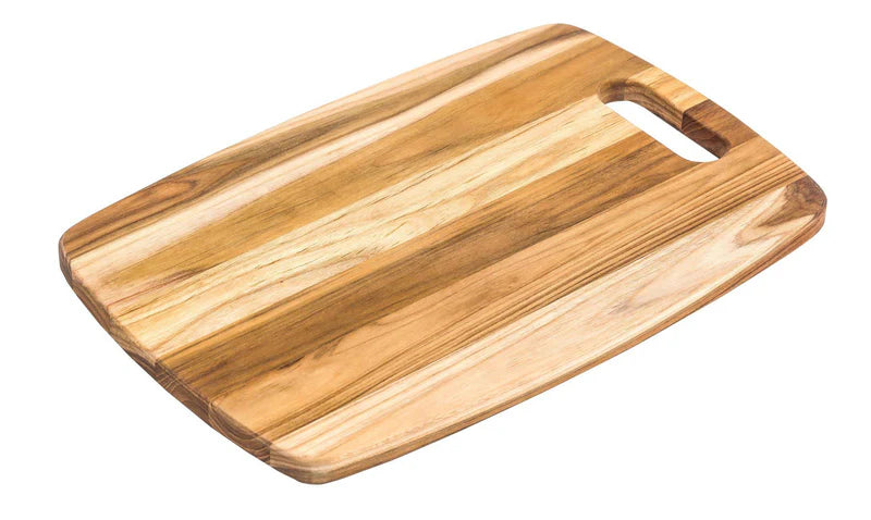 Edge Grain 18x12 Marine Cutting Board w/Centered Handle