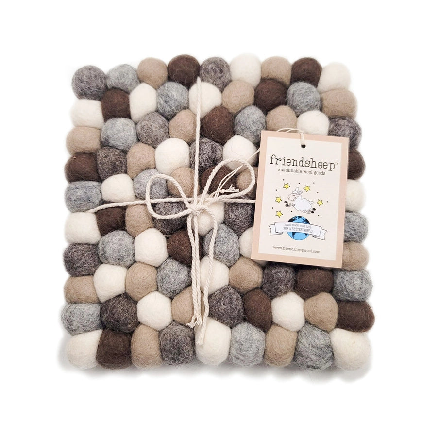 Eco Trivet Earth Tones Square