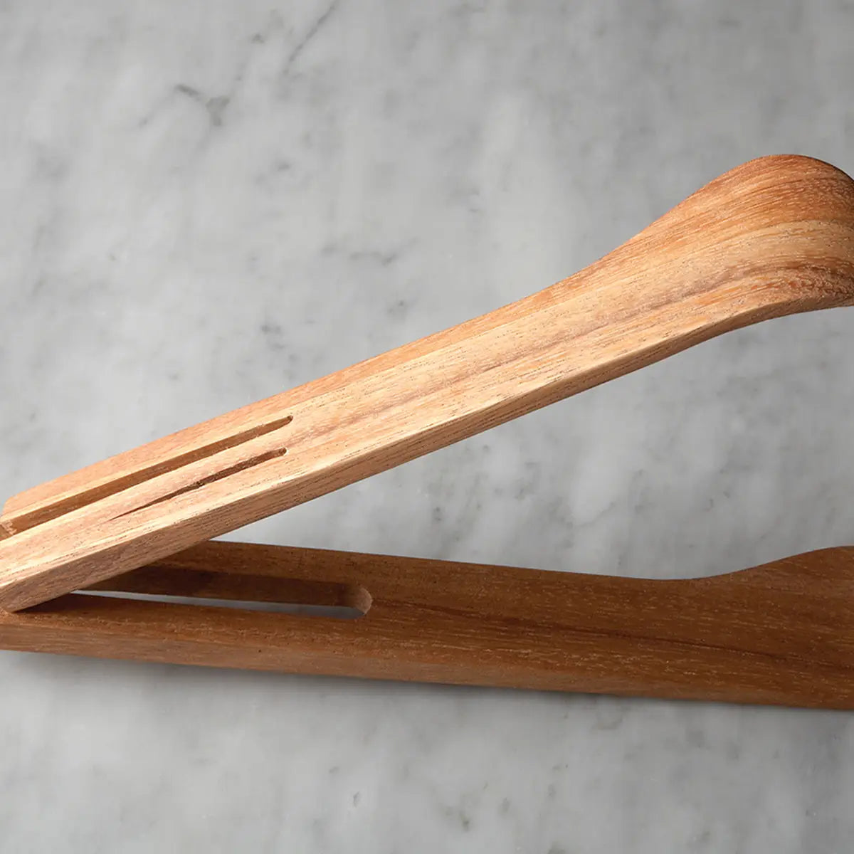 12" Acacia Spring Salad Tongs