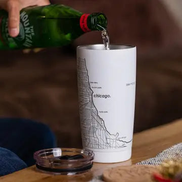 White Ann Arbor Pint Insulated 20oz