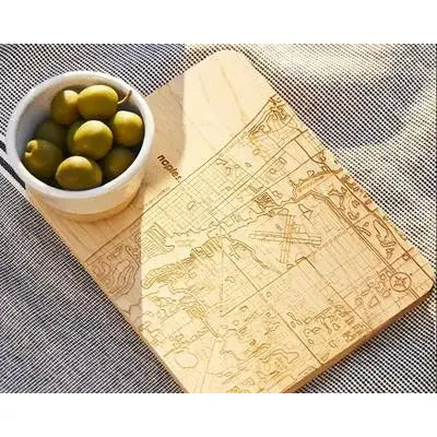 Ann Arbor Engraved Maple Cutting Board 6" x 8"