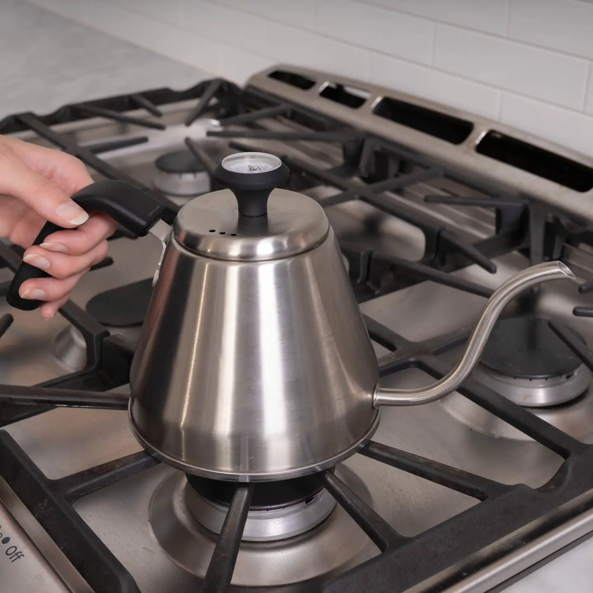 London Sip Gooseneck Kettle w/ Thermometer
