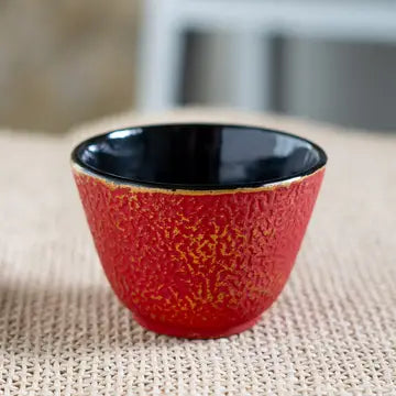Red Gold 3oz Cast Iron Teacup