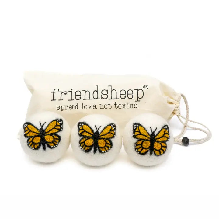 Dryer Ball Monarch Butterfly