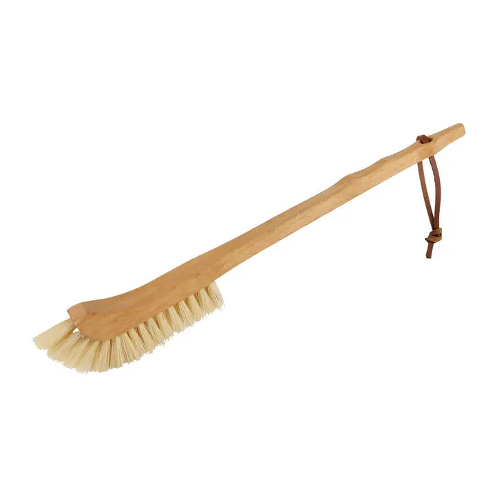 Narrow 12" Bottle Brush, Oiled Beech Tampico