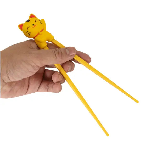 Yellow Cat Training Chopsticks