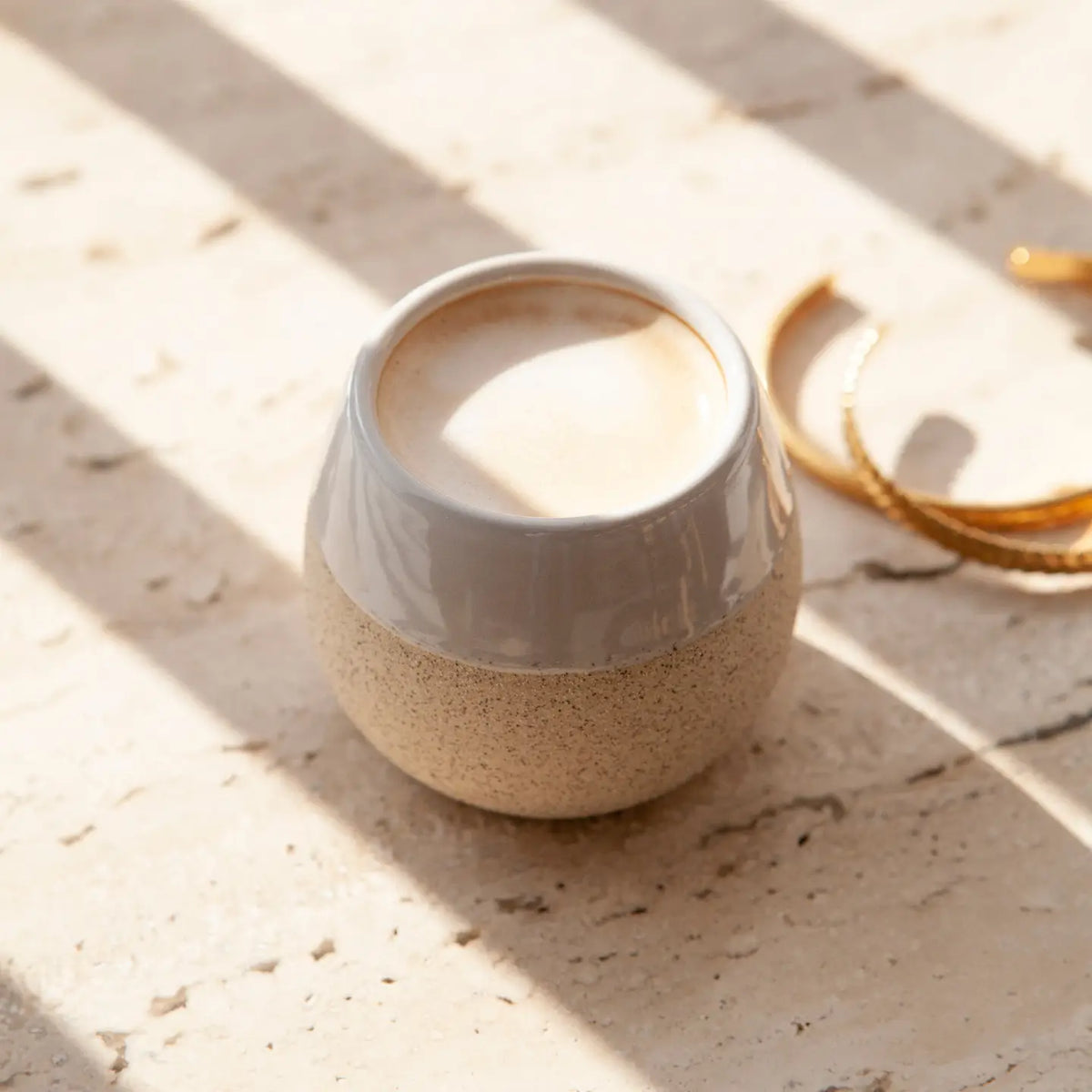 Light Gray, 4.5oz, Espresso Cup, by Amarcado