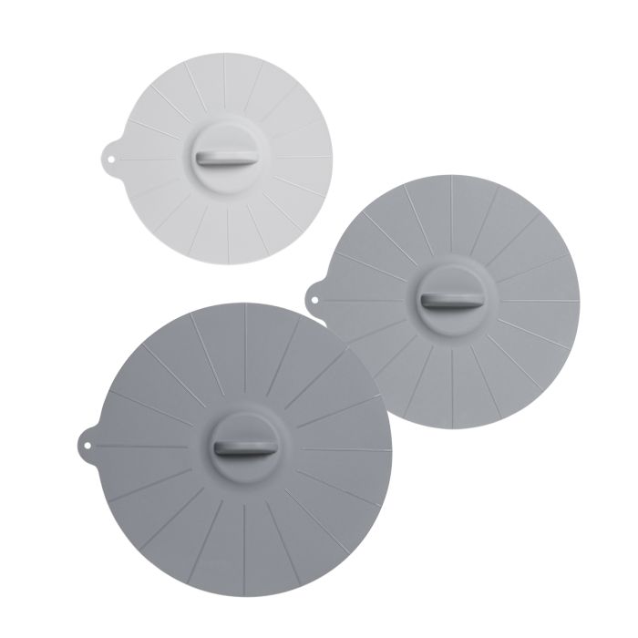 Gray S/3 Silicone Lids