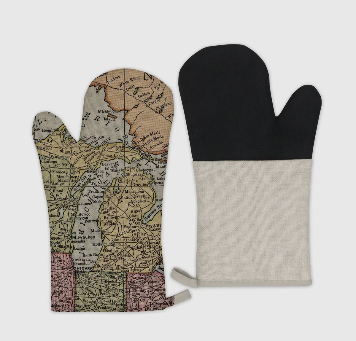 Michigan Map Oven Mitt