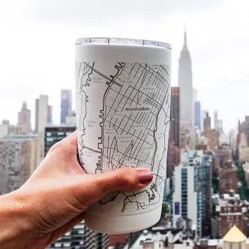 White Ann Arbor Pint Insulated 20oz