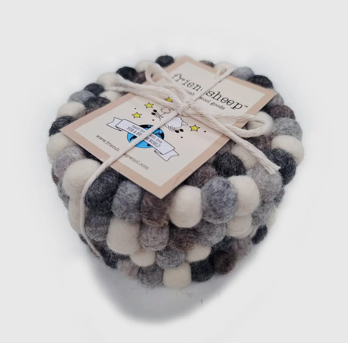 S/4 Eco Stone Coasters