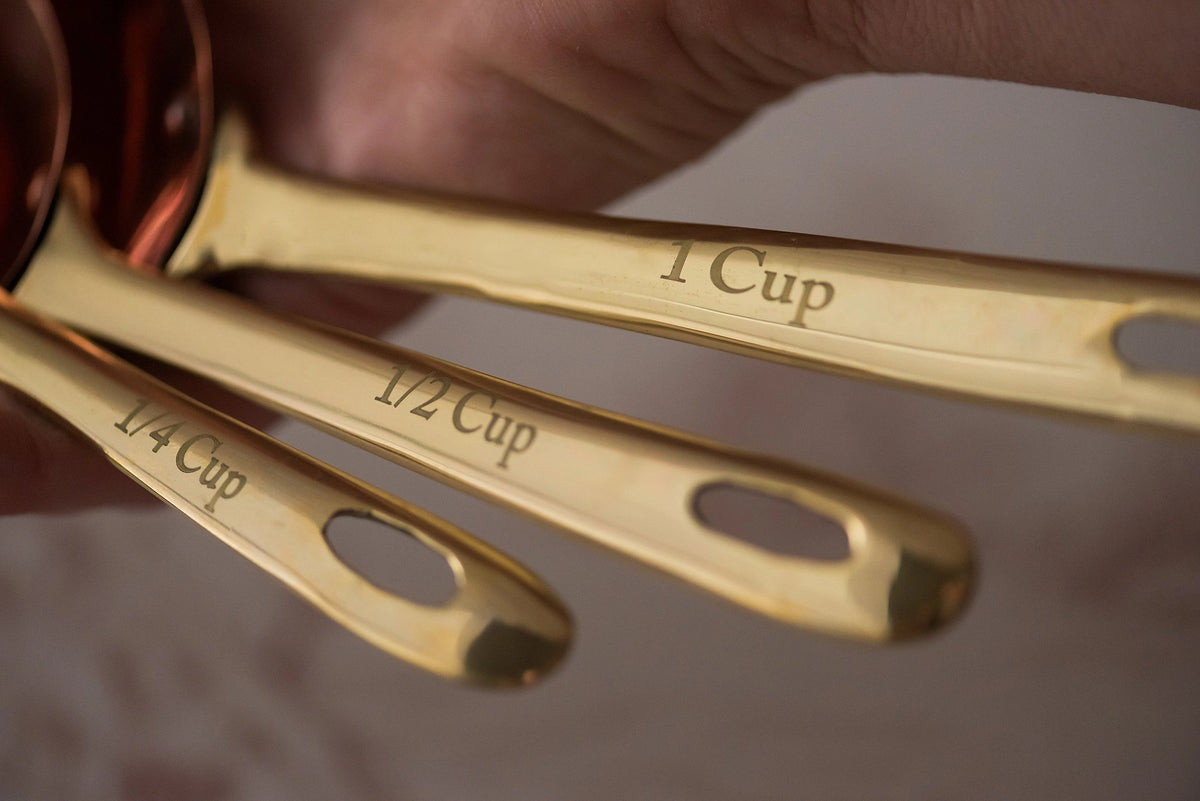 Copper S/3 Measuring Scoops