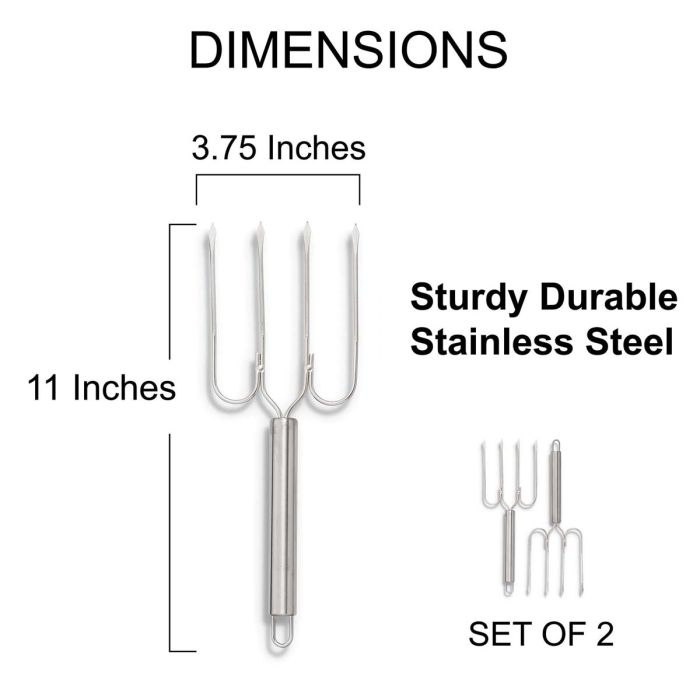 S/2 Turkey Roast Lifters