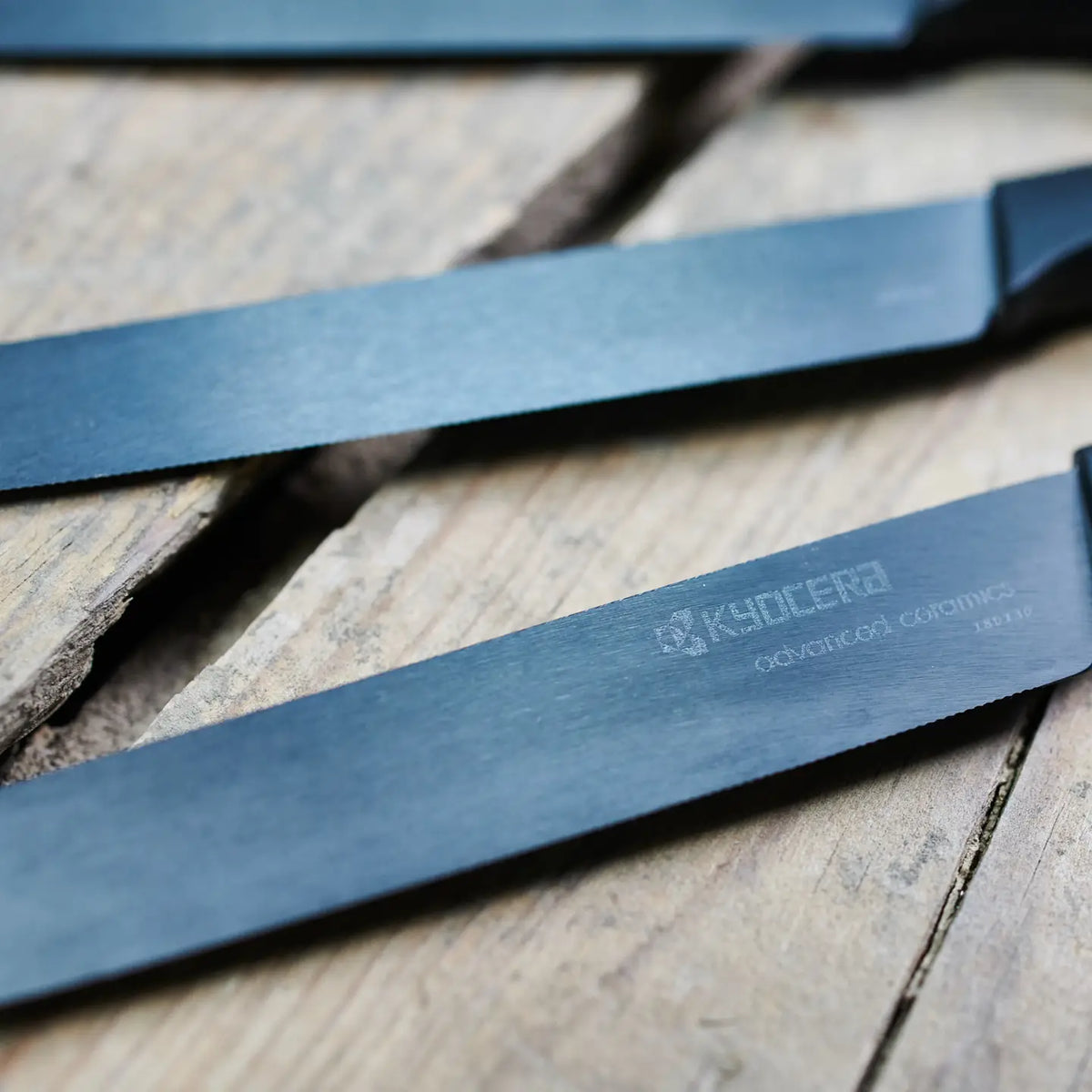 4pc Steak Knife Box Set, Ceramic, Micro-Serrated