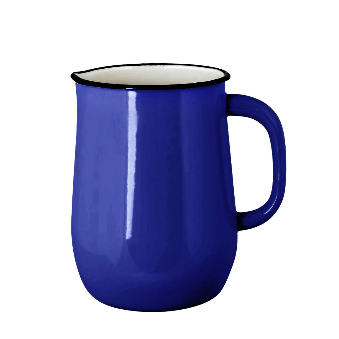Valentine Blue 2.7qt Vintage Enamel Pitcher