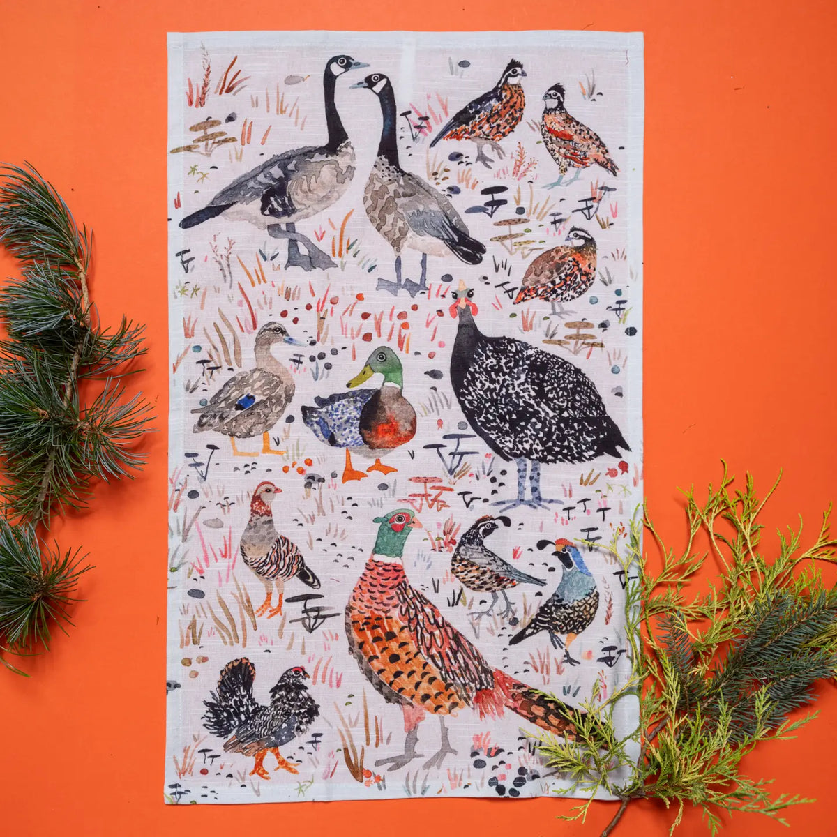 Bird Season Tea Towel
