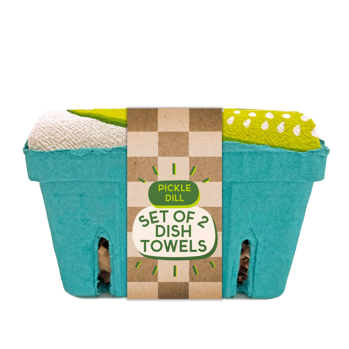 "Big Dill" Floursack Dish Towel S/2