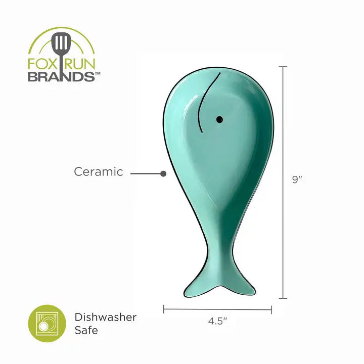 Whale Ceramic Spoon Rest