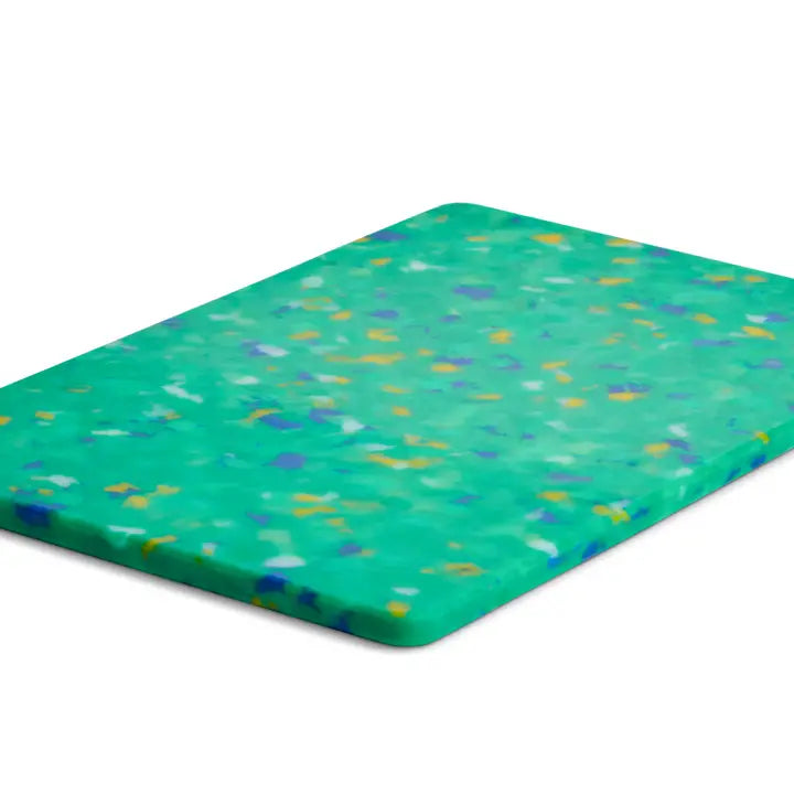 Confetti Green Recycled Cutting Board 8"x12"