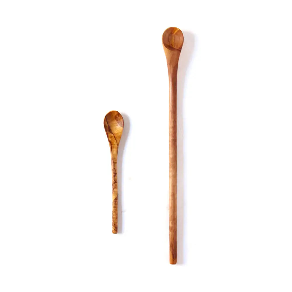 Thin Olive Wood 15" Stirring Spoon