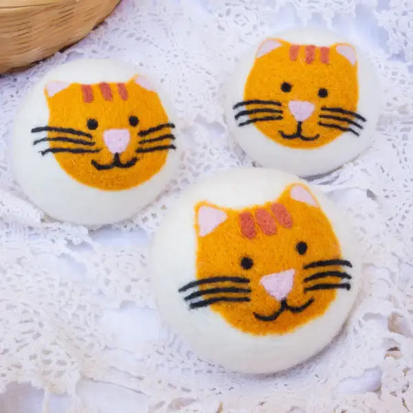 Dryer Ball Cat Orange Kitty